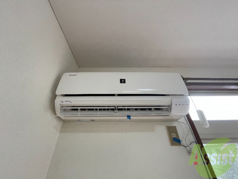 その他設備　エアコンが設置してありますので、寒暖対策もばっちり。