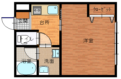 リコーヒルズ　庄内町余目字土堤下の間取り