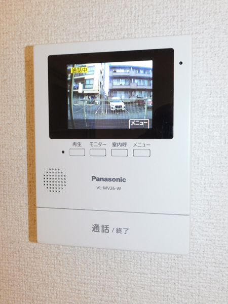 セキュリティ　TV付きモニターホン完備