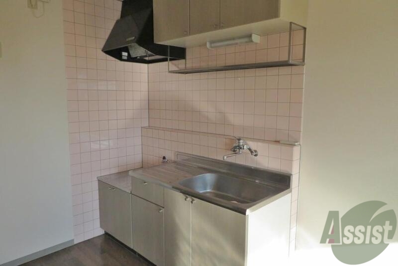 キッチン　キッチンスペースも広々してて使いやすそうです