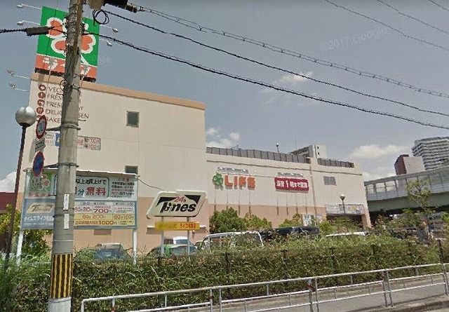 スーパー　ライフ 毛馬店（スーパー）まで81m