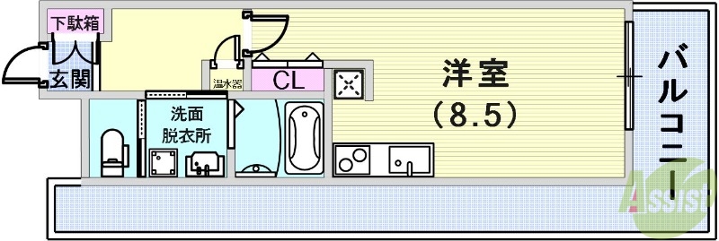 willDo浜崎通の間取り写真
