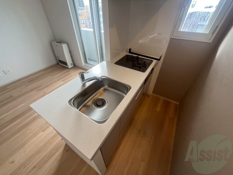 キッチン　システムキッチンなので、すぐお料理に使えます！