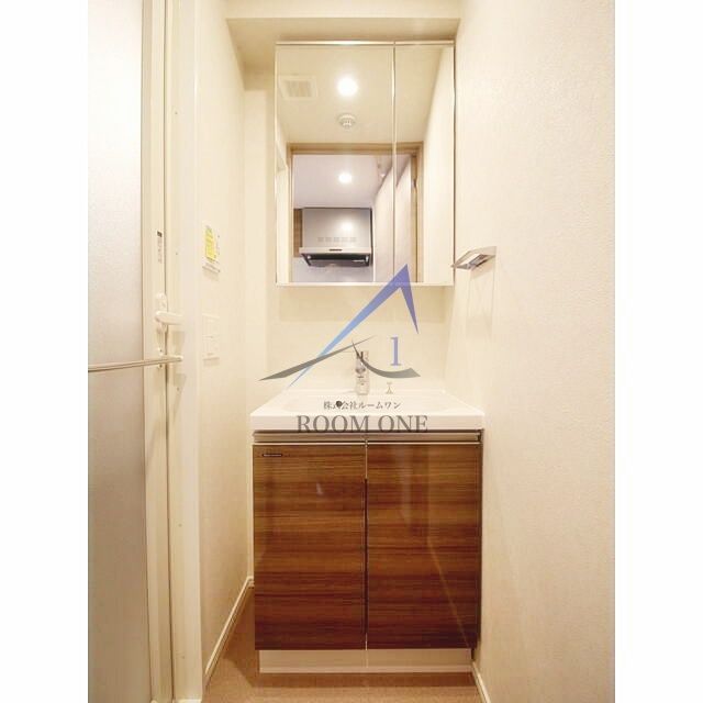 洗面設備　洗面台です。