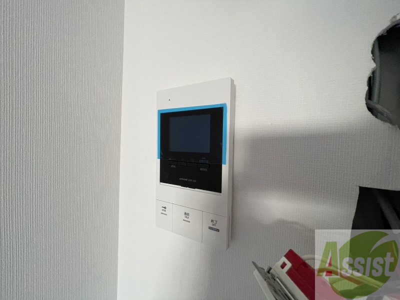 セキュリティ　インターホンで来客確認ができます。安心ですね。