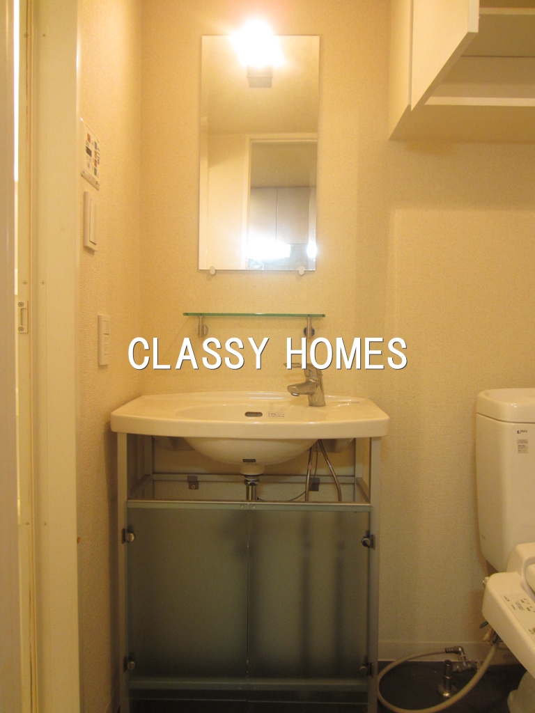 洗面設備　2006年竣工　分譲賃貸マンション：洗面所