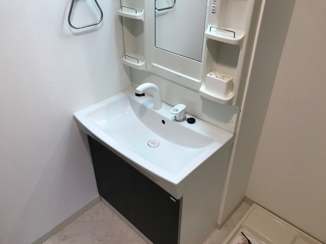 洗面設備　建築中（イメージ）