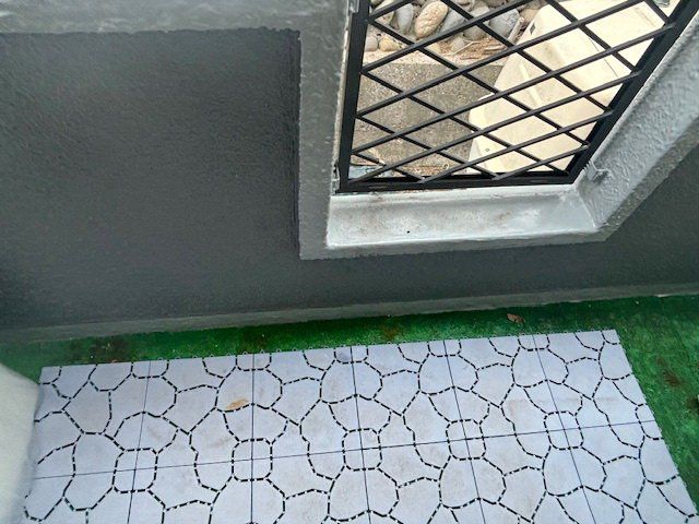 バルコニー　庭