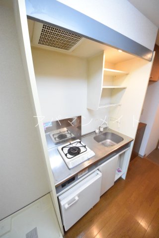 キッチン　ガスコンロ１口付き！