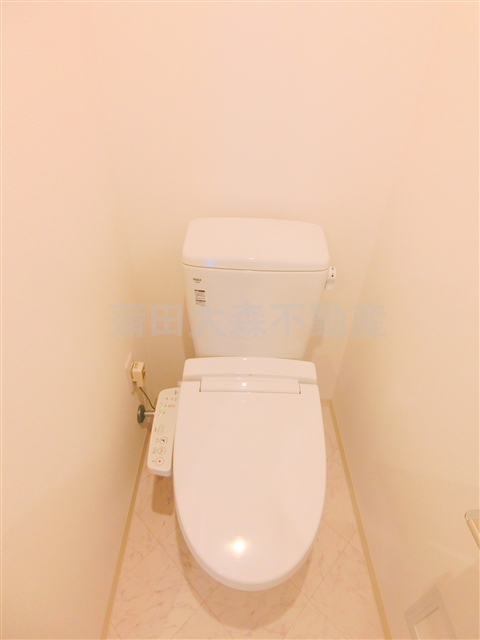 トイレ　温水洗浄便座付きのトイレ