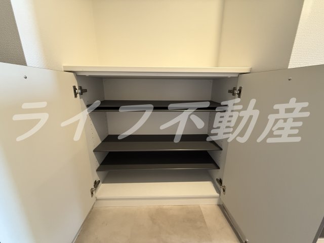 収納　収納のためのスペースです