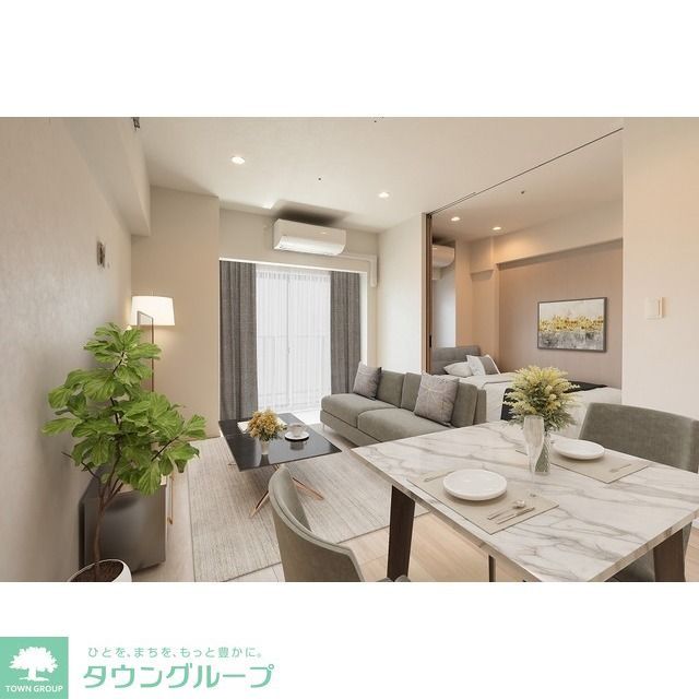 居室・リビング　家具・調度品等はCG 加工です。実際の賃貸住居 には含まれ…