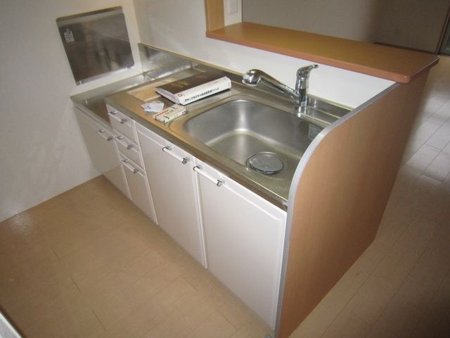 キッチン　２口コンロ設置可