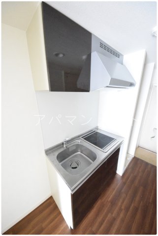 キッチン　ＩＨコンロ２口キッチンです