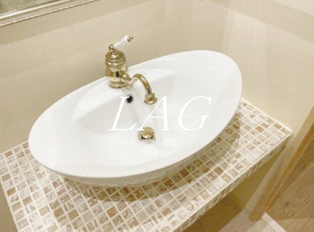 洗面設備　独立洗面台です。