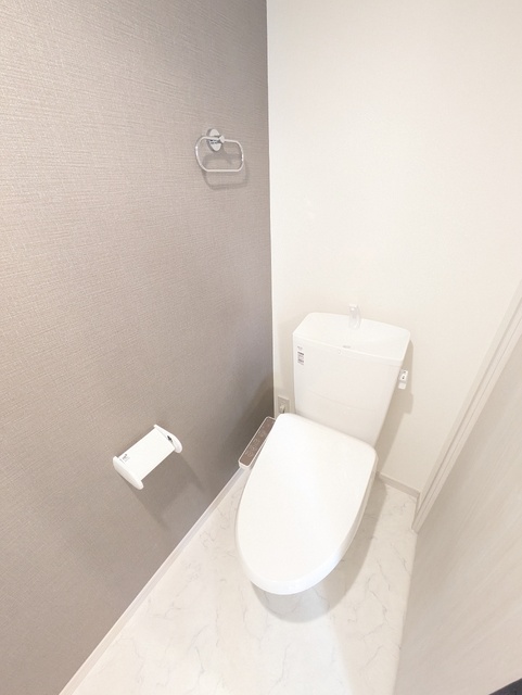 トイレ　嬉しい温水洗浄便座付き