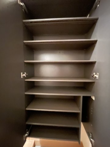 収納　大容量のシューズBOXがあります