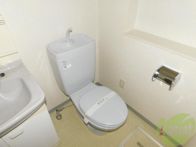 トイレ　きれいなトイレですね。