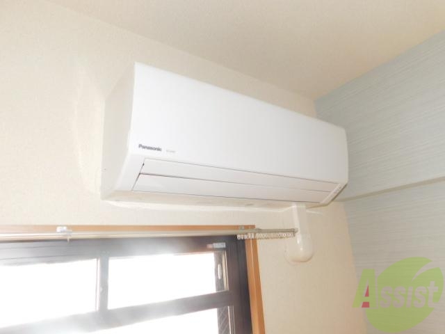 その他設備　エアコンうれしいな。