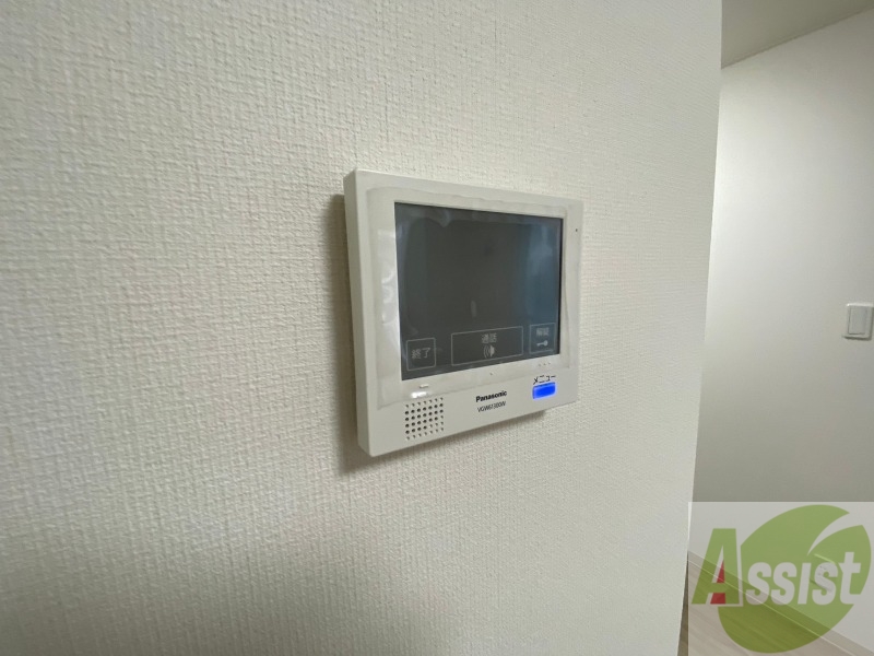 セキュリティ　モニター付きインターホンでセキュリティも安心です！