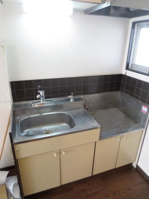 キッチン　★ガスコンロ２口設置可のキッチンです★