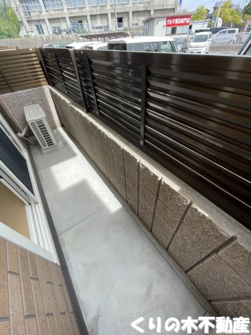 バルコニー　反転タイプのお部屋です（現況を優先します）