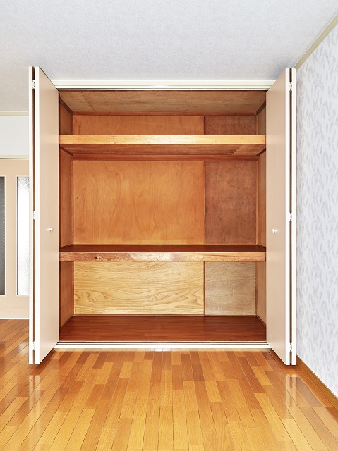 収納　リビングの大型収納