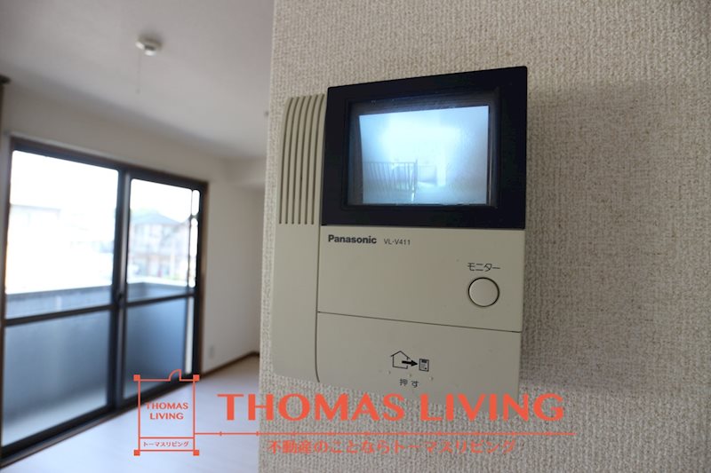 セキュリティ　モニタ付きインターホン完備。