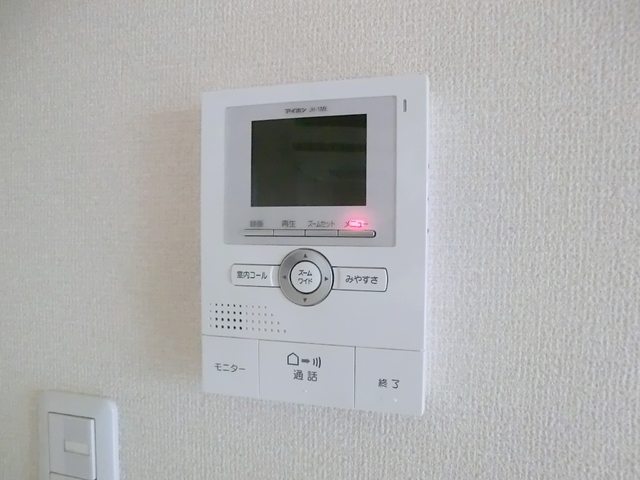セキュリティ　モニターホン完備なので訪問者を確認できます！