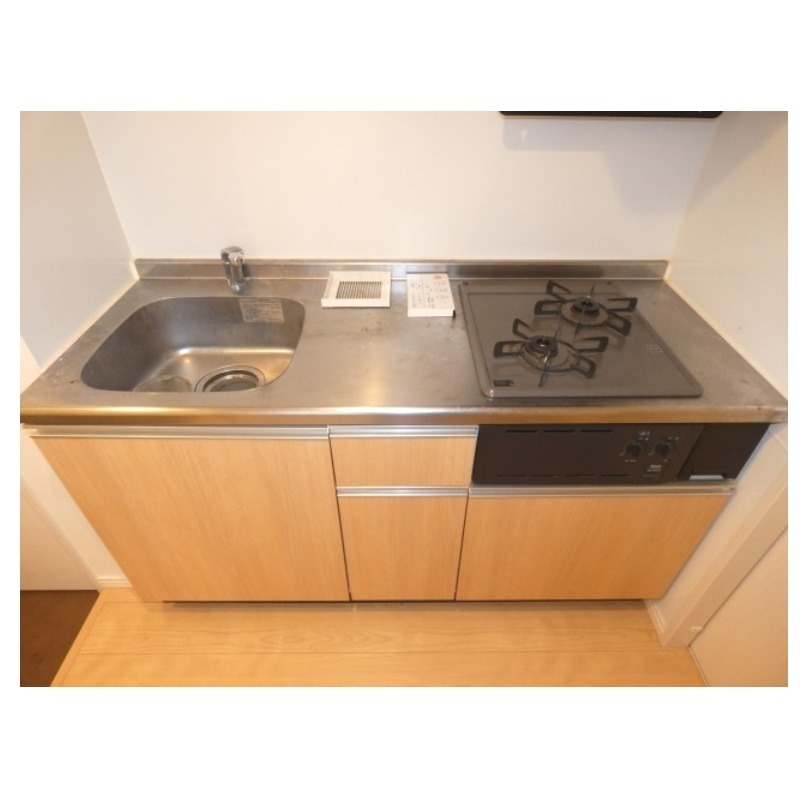 キッチン　２口コンロ付きキッチン