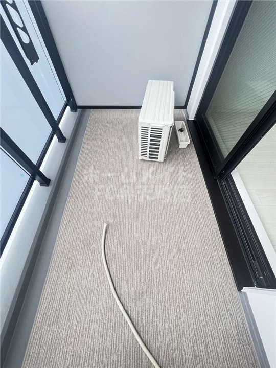 バルコニー　お洗濯にも便利なバルコニー付き