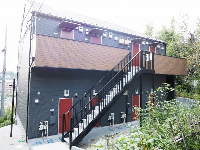 建物外観　モダンシックなデザインの外観です