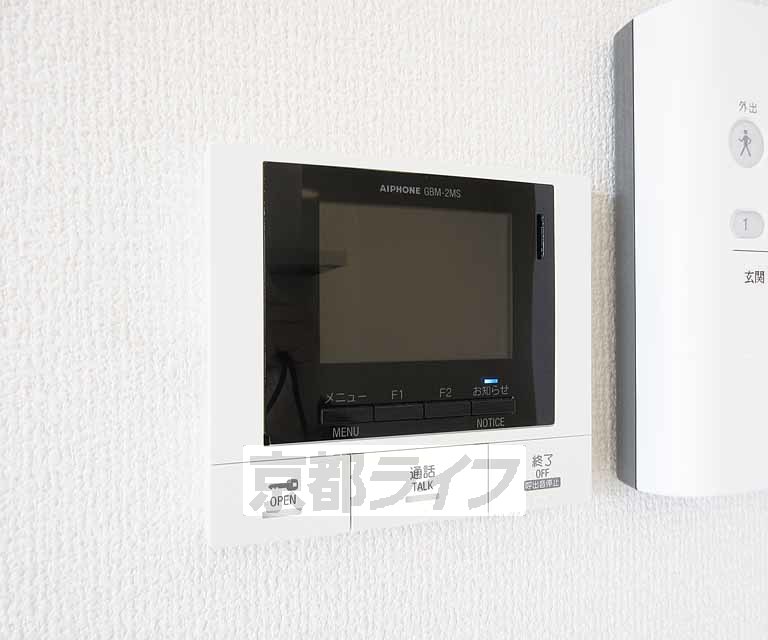 セキュリティ　モニター付きのＴＶホン。