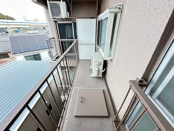 バルコニー　※別部屋の写真です