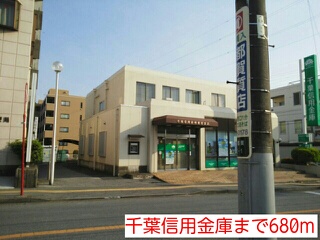 銀行　千葉信用金庫（銀行）まで680m