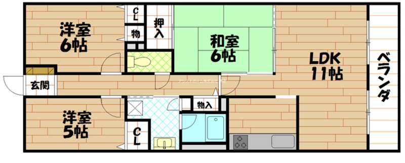 ソルプラーサ堺の間取り写真