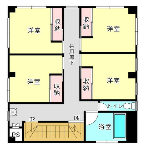 北戸田一棟貸の居間写真