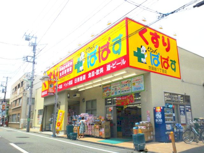 ドラックストア　どらっぐぱぱす世田谷１丁目店（ドラッグストア）まで429m