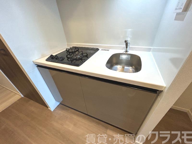 キッチン　２口コンロのシステムキッチン♪