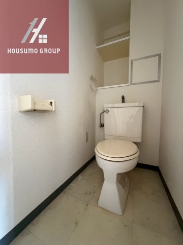 トイレ　ゆったりとした空間のトイレです