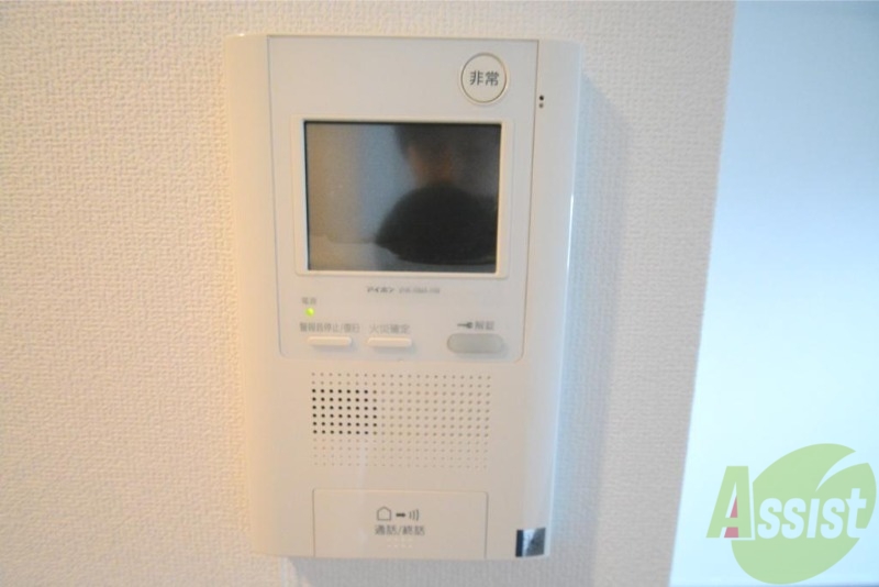 セキュリティ　モニター付きです