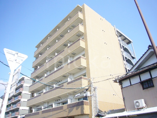建物外観　平成29年2月建築・谷町線「田辺」駅徒歩5分・オートロック付