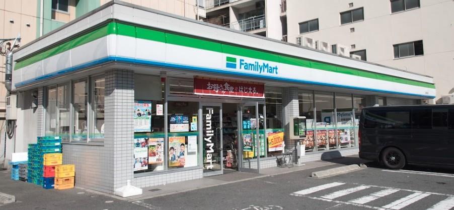 コンビニ　ファミリーマート 浪速塩草店（コンビニ）まで189m