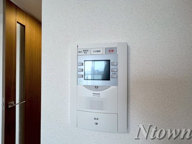 セキュリティ　モニター付きインターフォンです