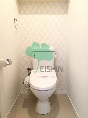 トイレ　清潔感のあるトイレです。