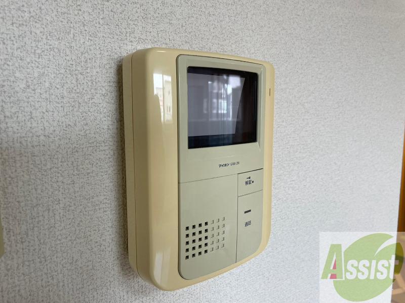 その他設備　モニター付きインターホンでセキュリティも安心ですね！