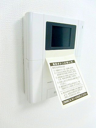 セキュリティ　モニター付きインターホンです♪
