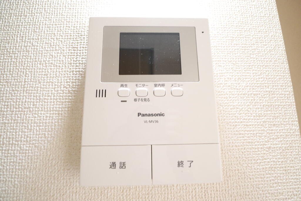 セキュリティ　モニター付きインターホン♪