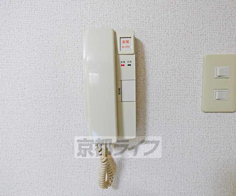 セキュリティ　来客も安心です。