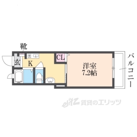 ラフィネ花屋敷の間取り写真